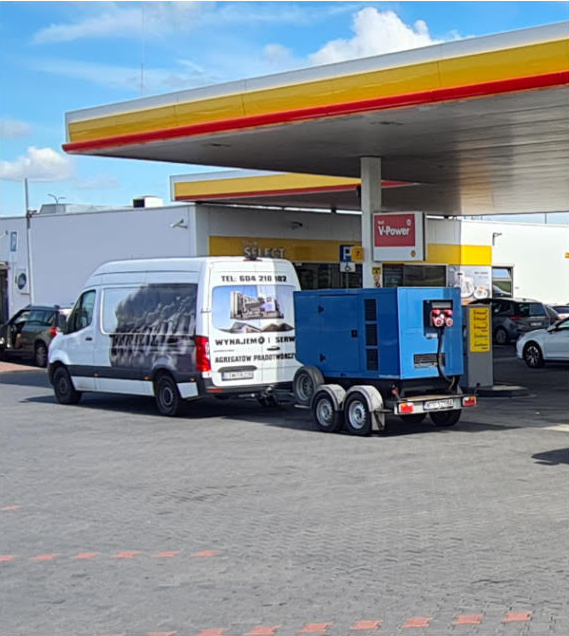 Wynajem i obsługa agregatów prądotwórczych w terenie
